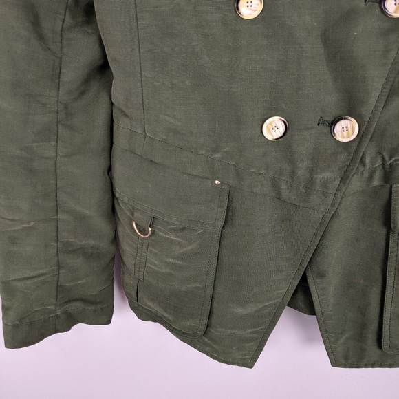Anthropologie | Army Green Button Jacket -E76 - Picture 3 of 8